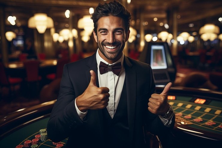 Meja dealer langsung dengan roulette dan baccarat di taipan3388